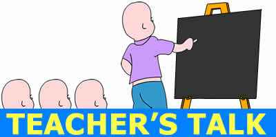 Teacher's Talk Section Logo